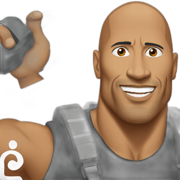 The rock emoji