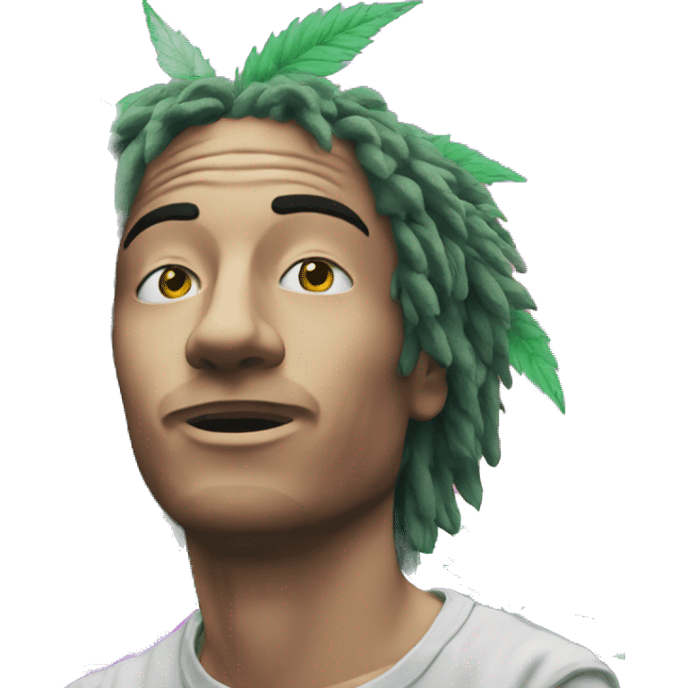 420 hemp person chill vaporwave 420 emoji