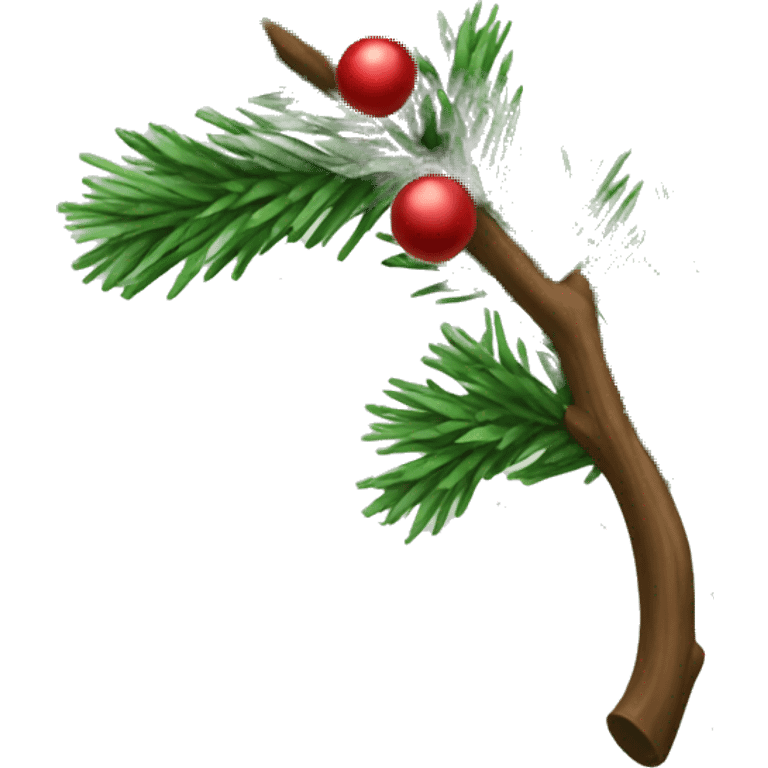 Christmas tree branch emoji