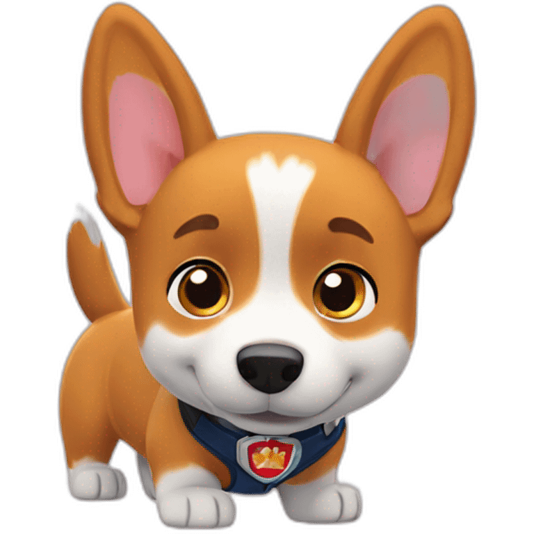 paw patrol corgi emoji