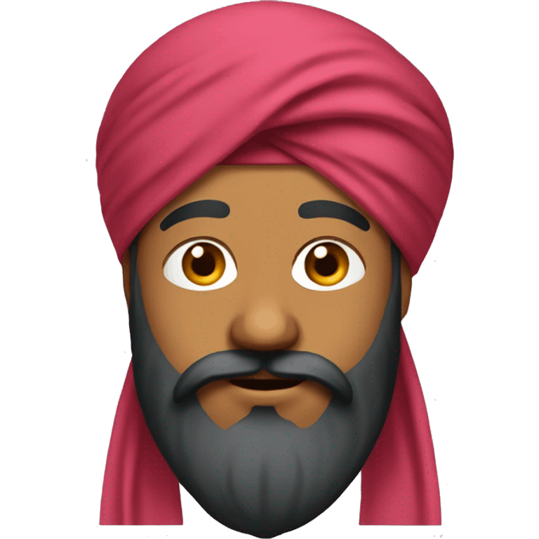 Sikh man with turban emoji