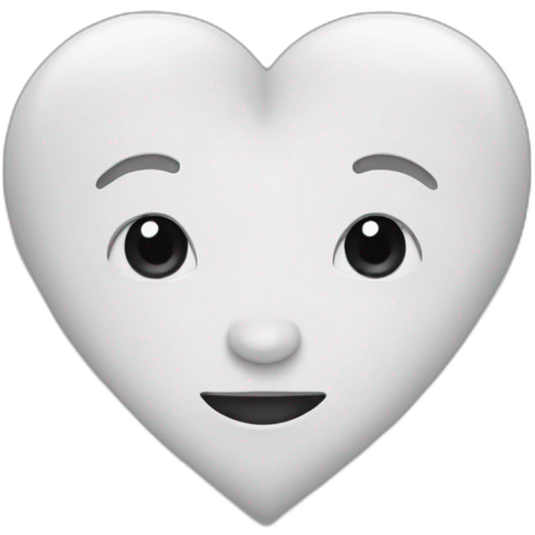 Corazón blanco emoji