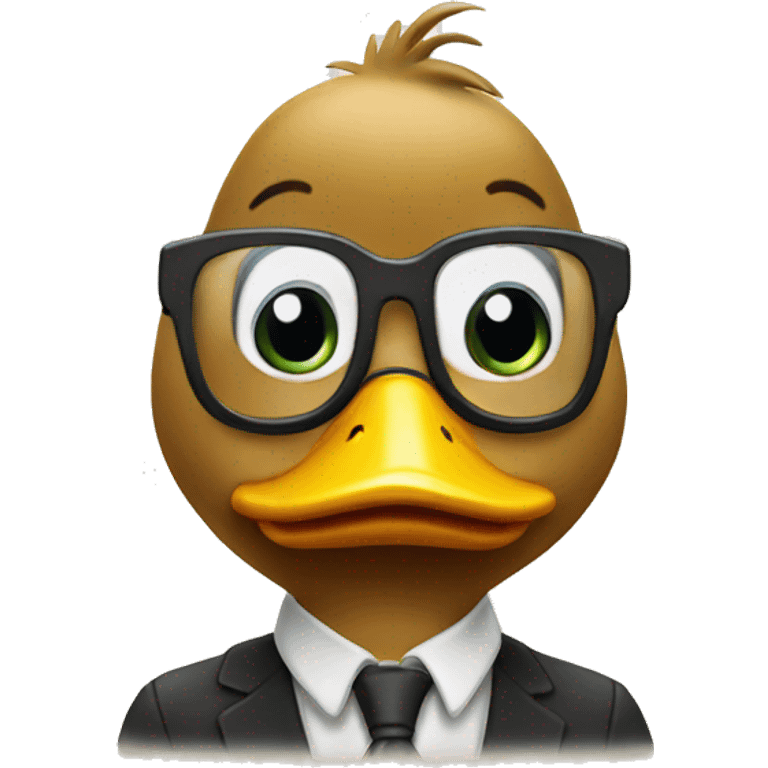 smart duck tutor emoji