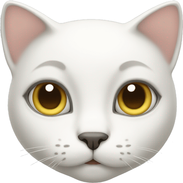 White cat emoji