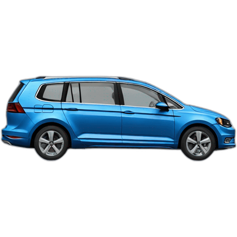 blue volkswagen touran emoji