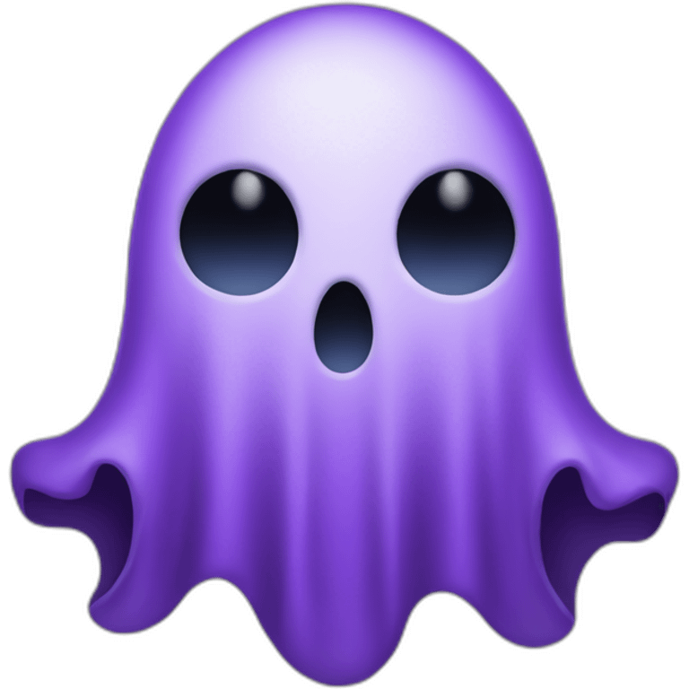 purple ghost emoji