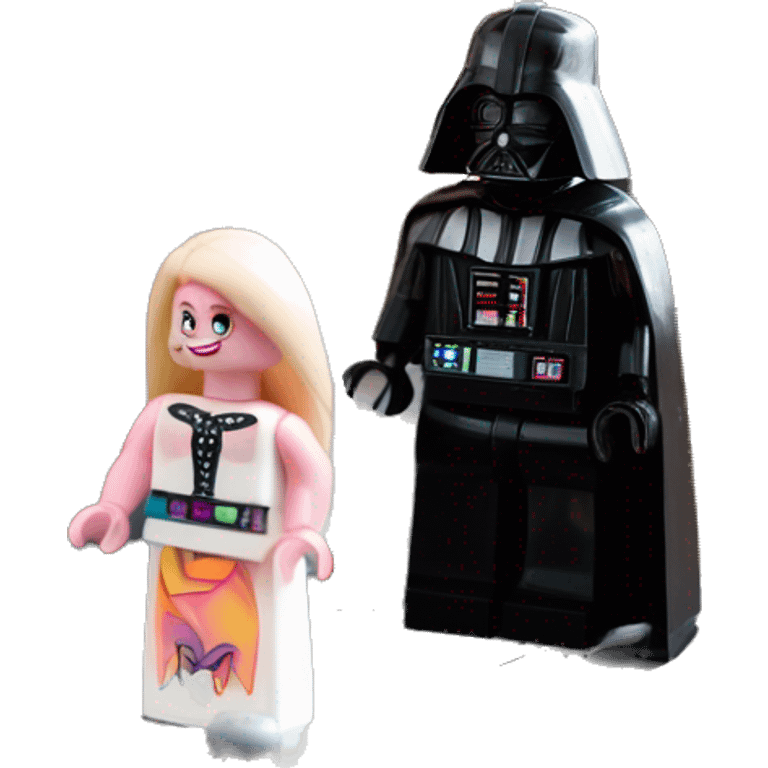 Lego Darth Vader’s and Barbie’s seriously dusty disturbing disgusting ghostly haunted horror dream mansion  emoji