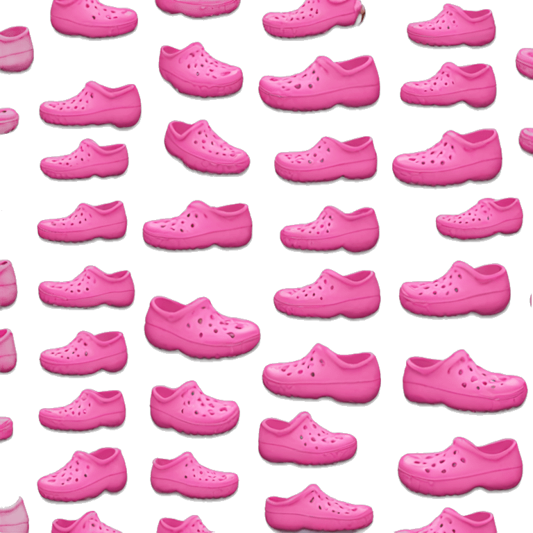 pink crocs emoji