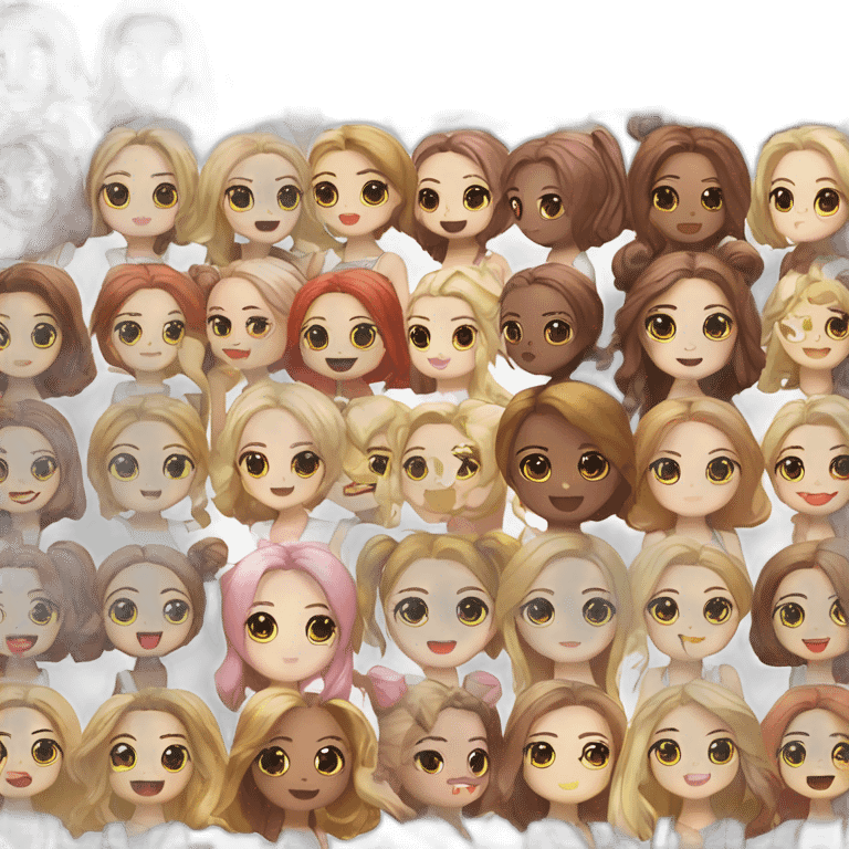 Loona k pop girl group emoji