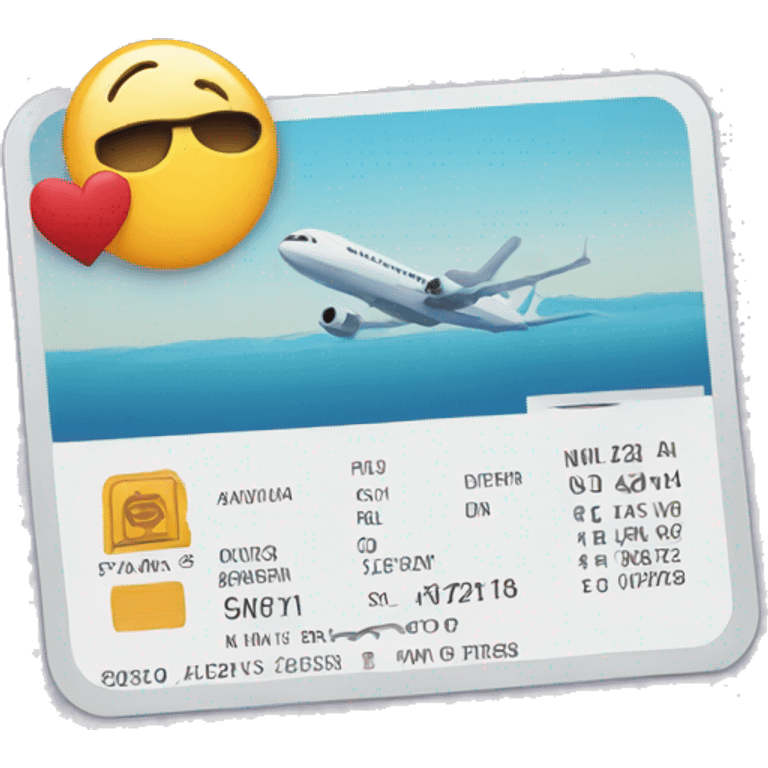 boarding pass emoji