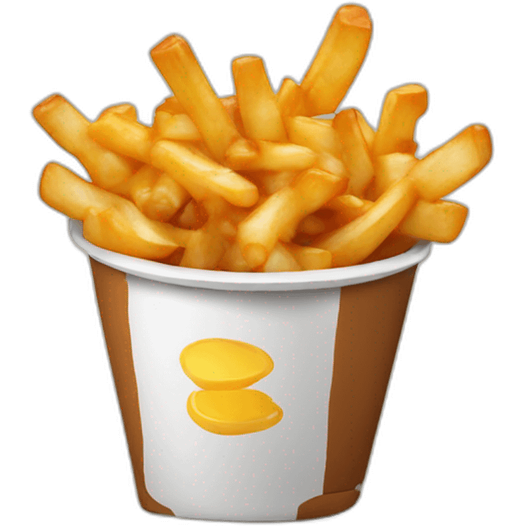 Poutine en slip emoji