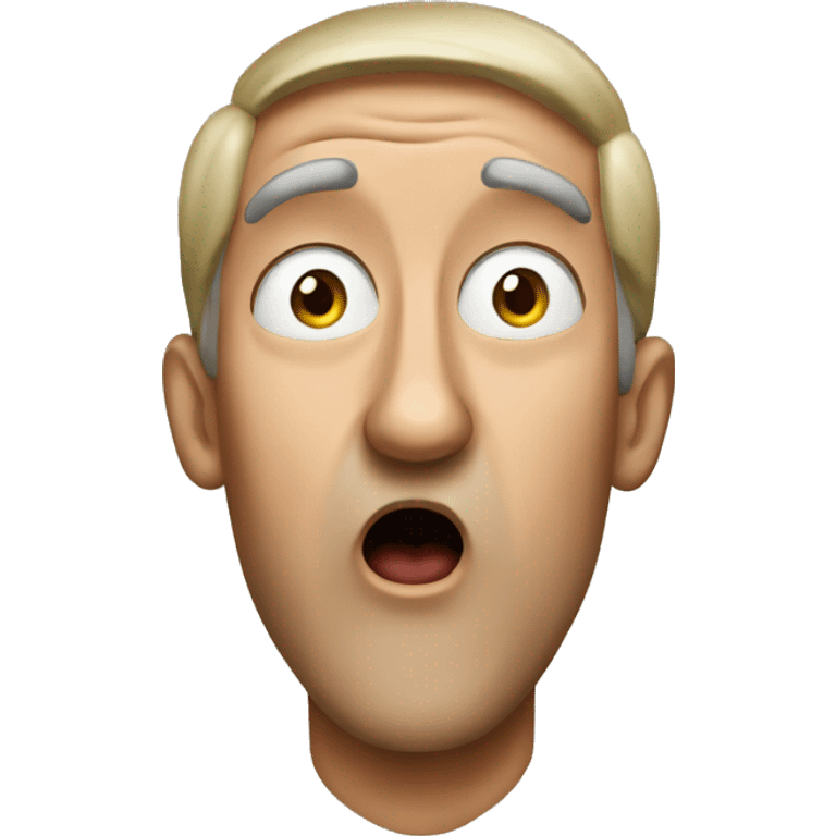 Englishman have a surprised  emoji