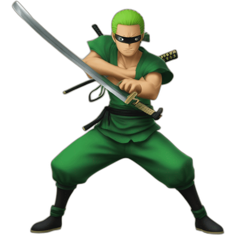 Zoro avec ses katana emoji