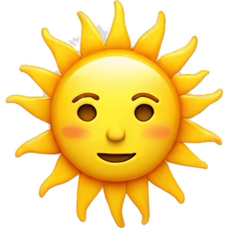 make a sun with a low taper fade emoji