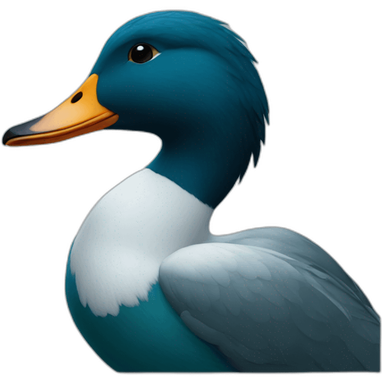 Bleu canard emoji