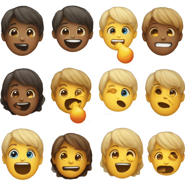 EMOJI SMILEY KIDS GOURM emoji