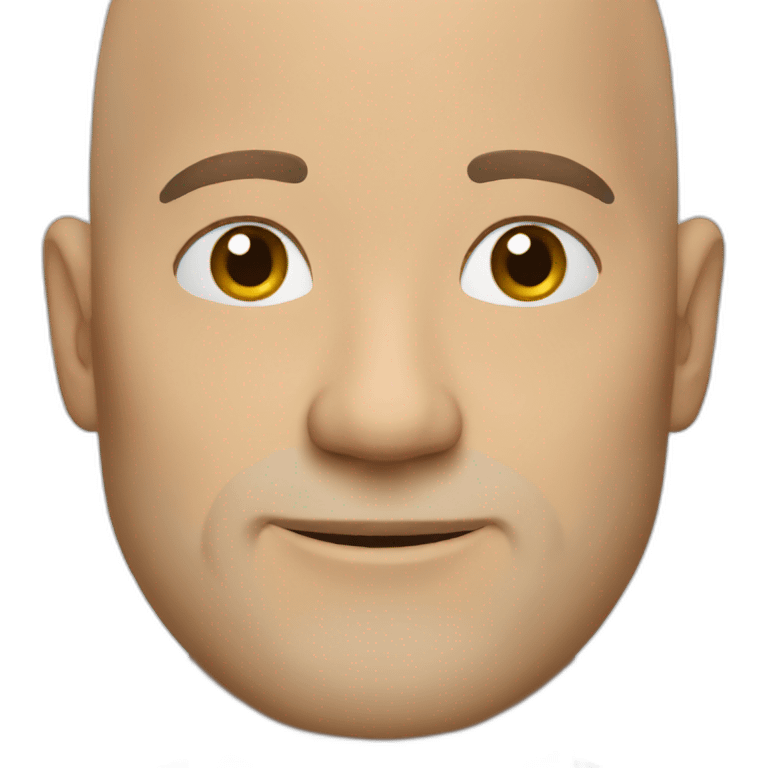 Bald guy emoji