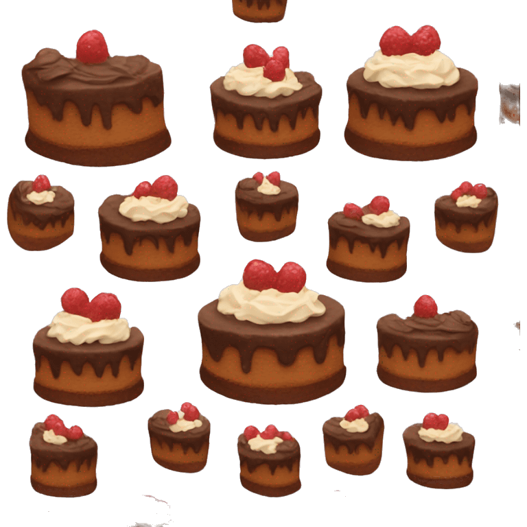 cake teddy bear emoji