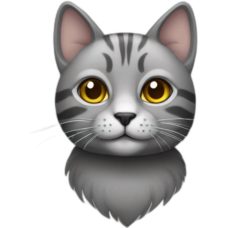 gray beehive cat emoji