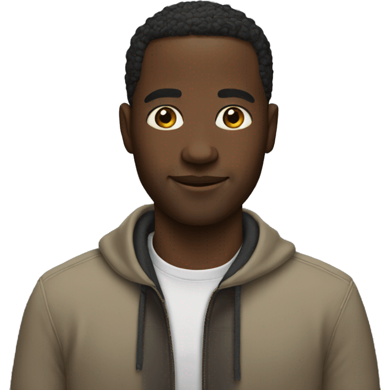 Black man emoji