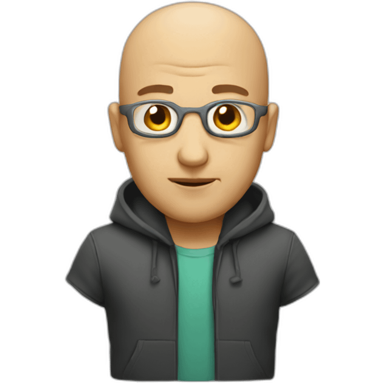 Freak developer bald emoji