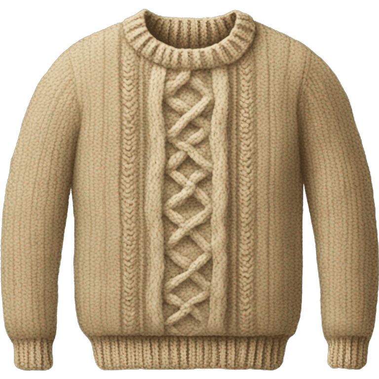 knitted vintage sweater emoji