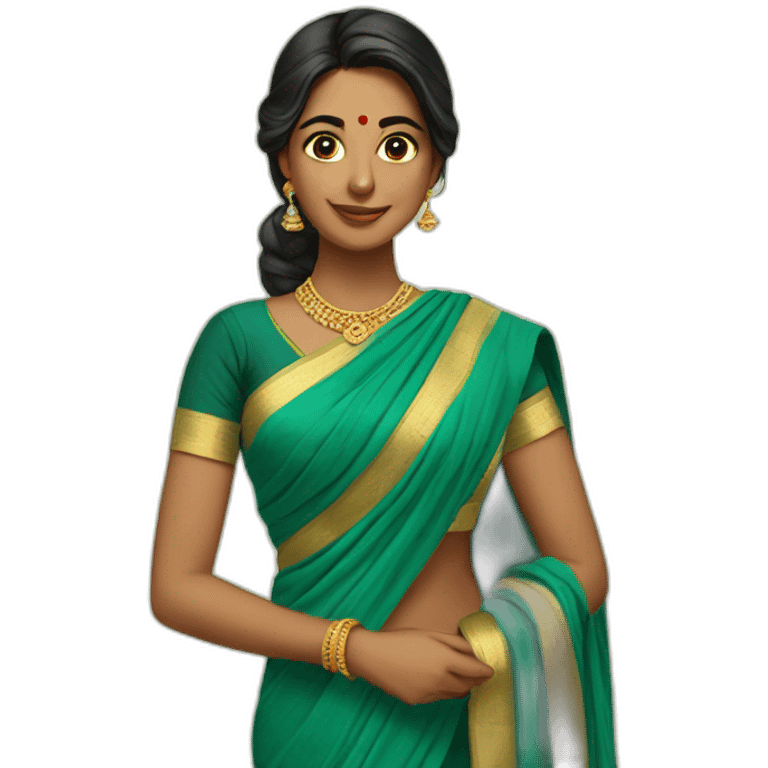 saree women emoji