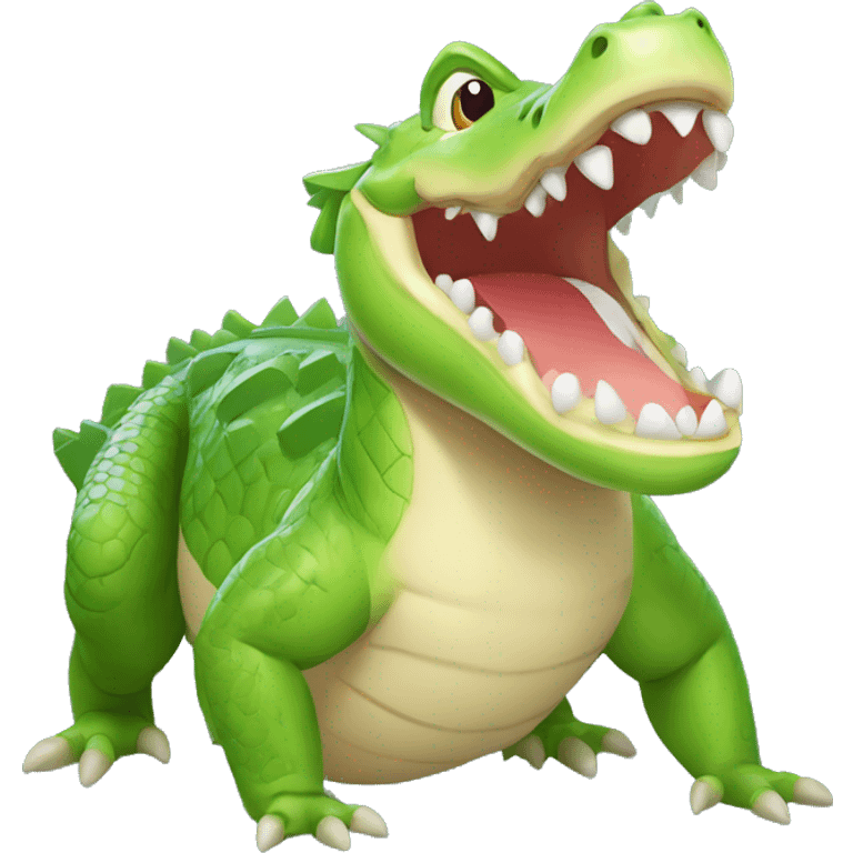 xiansheng harmonious santa crocodile emoji