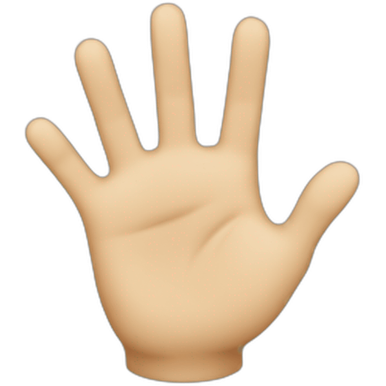 hand wave emoji