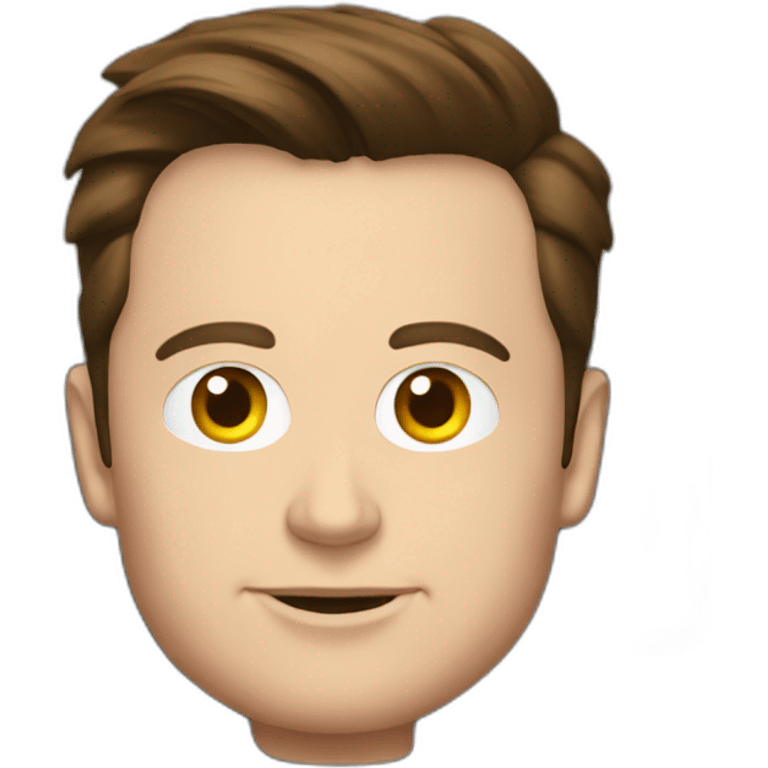 Elon musk driving a BMW emoji