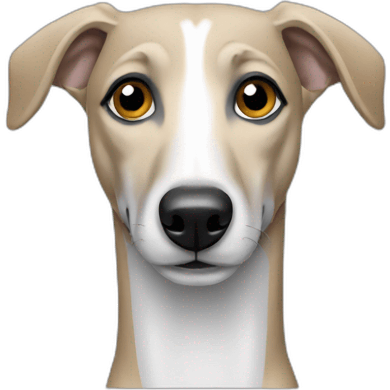 Whippet dog emoji