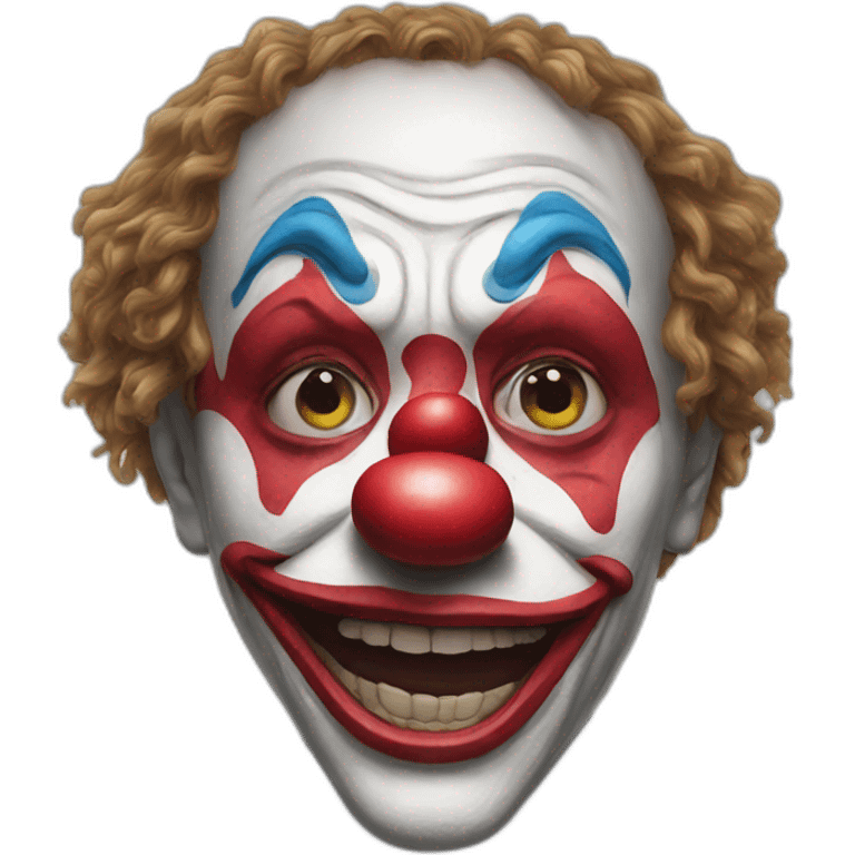 clown hyper realistic emoji