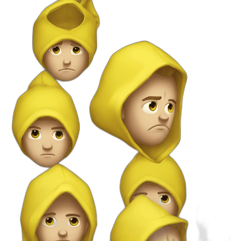 Young Jesse Pinkman sad yellow hood emoji