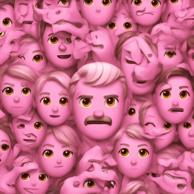 Netflix pink emoji