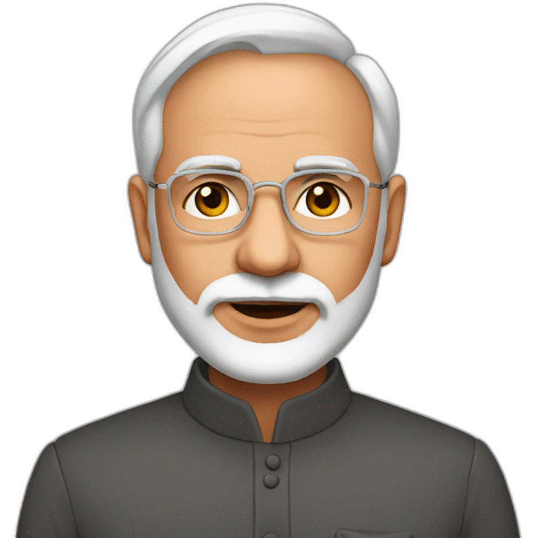 Modi if his dad was from Russia emoji