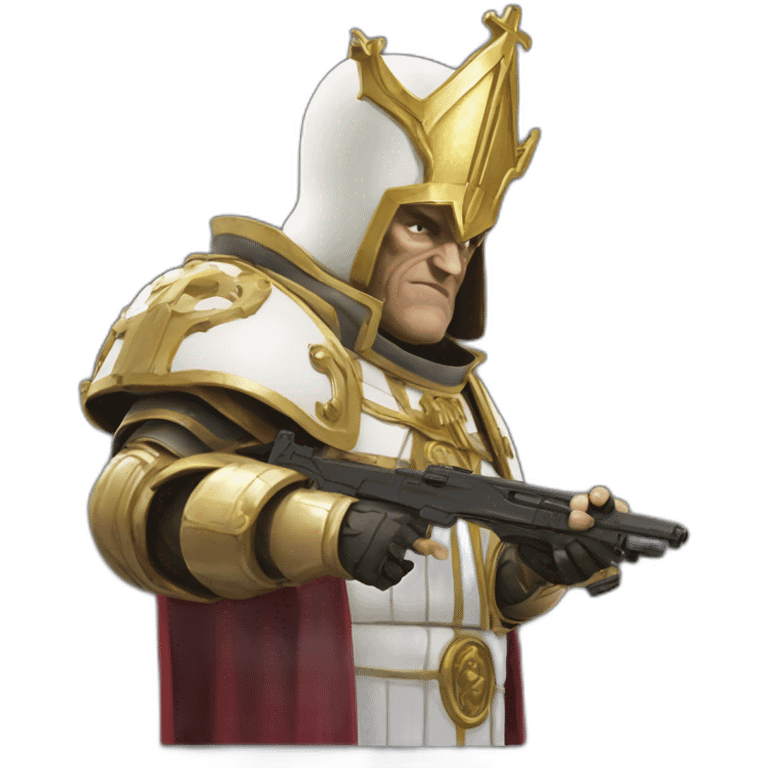 Pope doomguy emoji