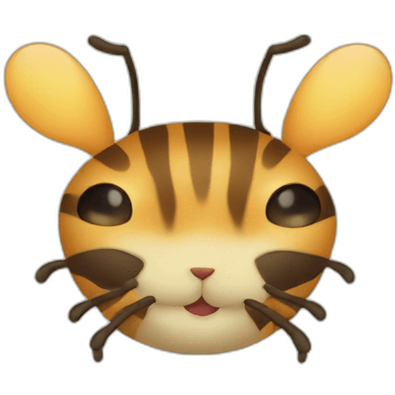 bug find cat emoji