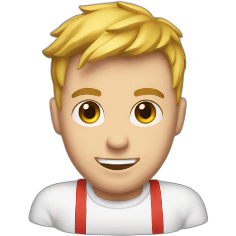 Squeezie sur une grille  emoji