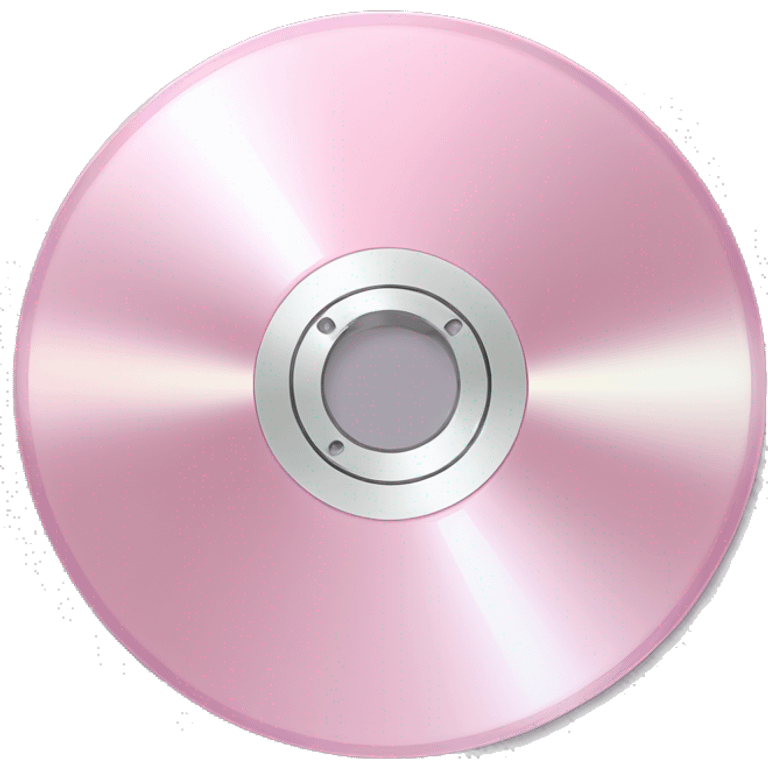 light pink cd disk emoji