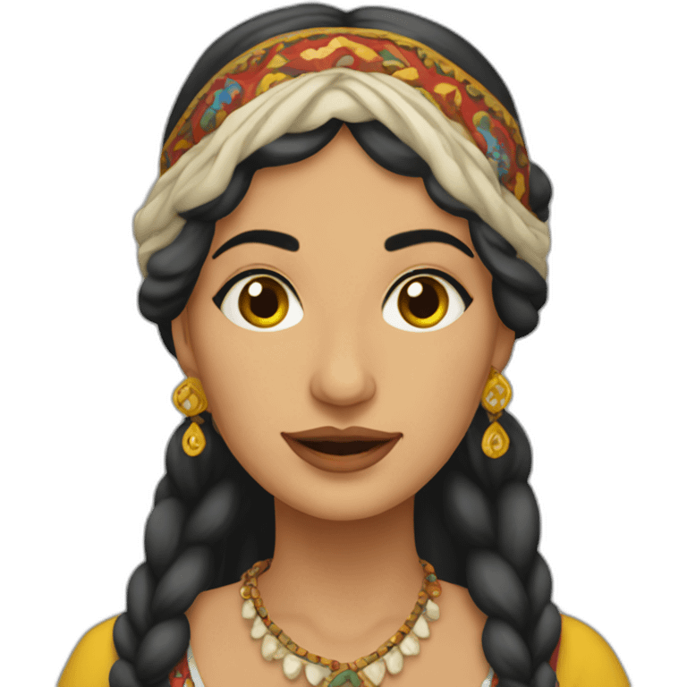 Romanian gypsy woman emoji