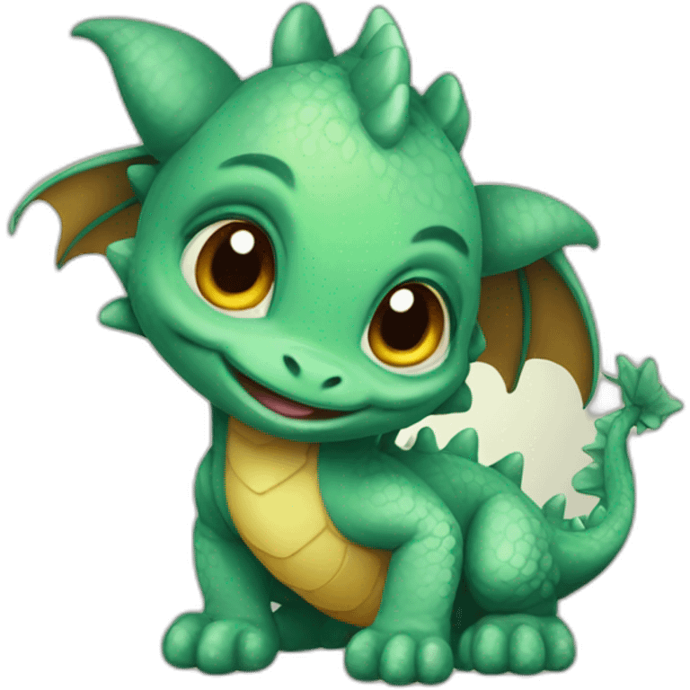 Baby dragon emoji