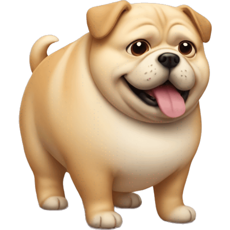 Fat fat fat dog emoji