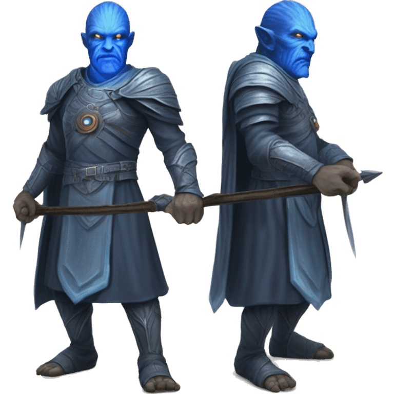 Grover Elder's Scrolls Boss:
Grovind the Swift
A spectral blue warrior known for his speed and agility, Grovind uses teleportation and swift strikes overwhelm enemies. He wields a ghostly lance and taunts foes, confusing with illusions and shadow clones. emoji