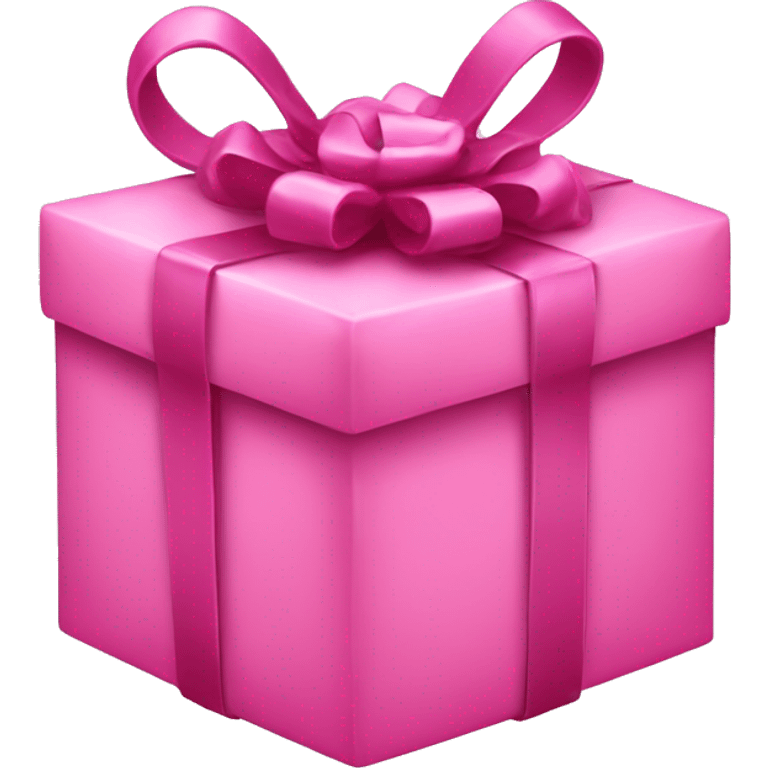 pink christmas present emoji