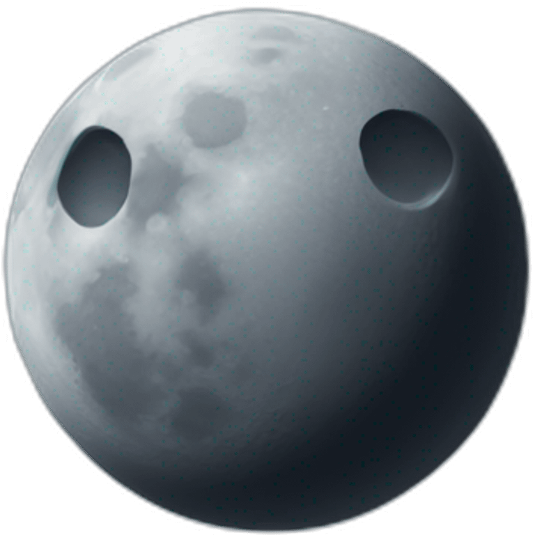 Moon emoji with a body emoji