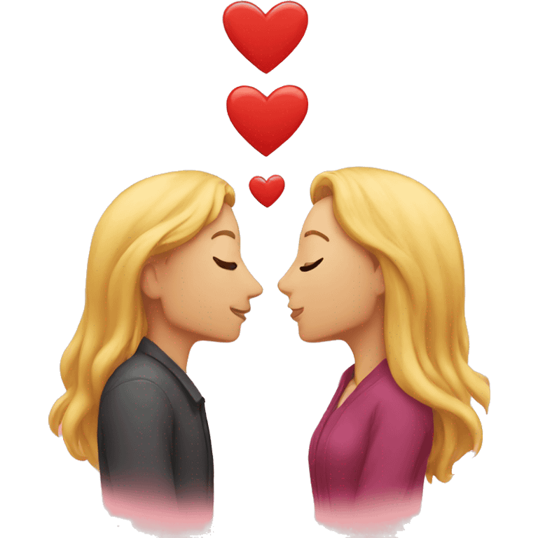 husband and wife in a heart kiss emoji