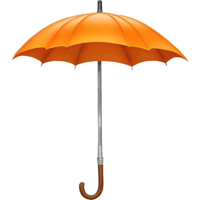 Orange umbrella  emoji