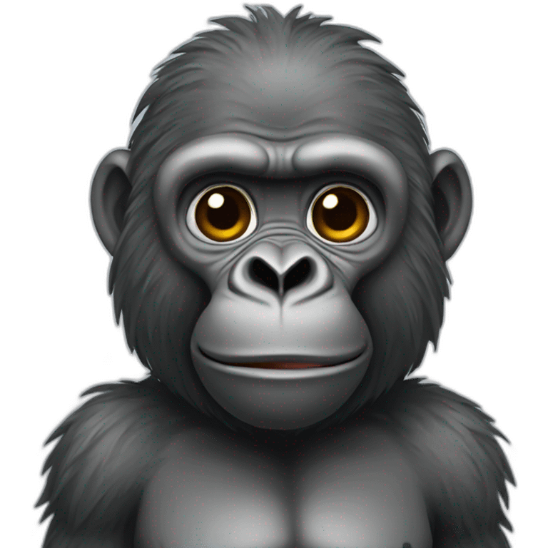 Gorilla as a biologyst emoji