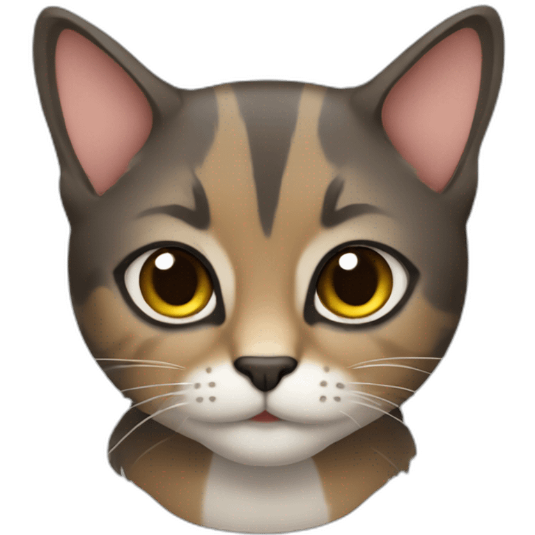 gato arranhando emoji