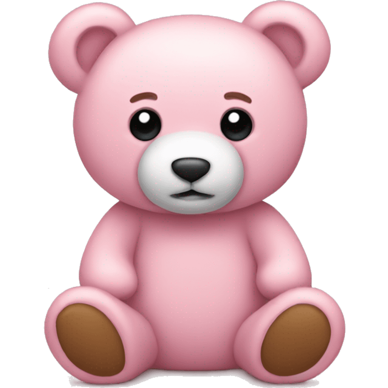 light pink teddy bear emoji